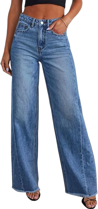 Grlfrnd Women's Wide Leg Jeans